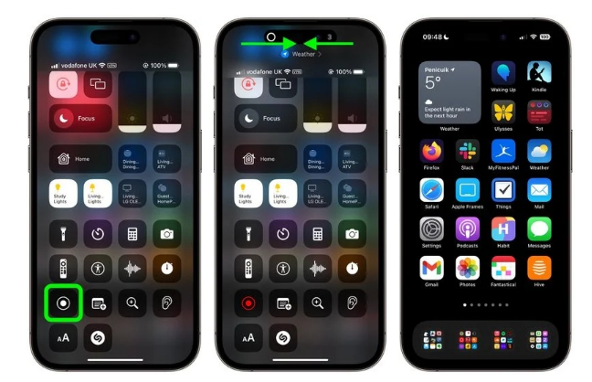 金门苹果手机维修分享iPhone14录屏如何隐藏灵动岛和红色指示器 