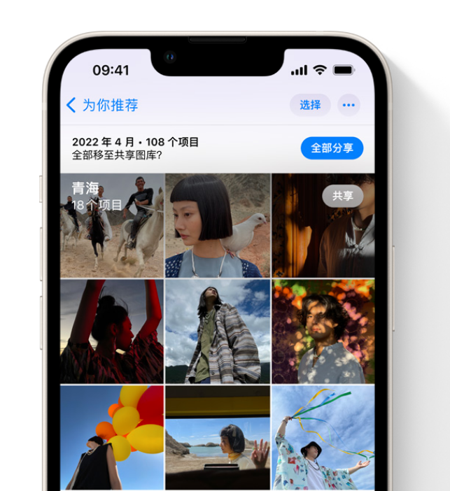 金门苹果维修网点分享在 iPhone 上使用共享图库 