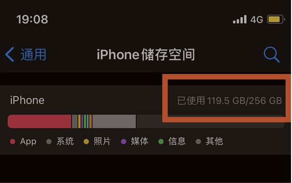 金门苹果13维修分享iPhone13如何查看剩余内存 